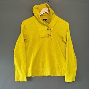 Lauren Ralph Lauren Yellow Women’s Sweater Size Small 100% Cotton High Neck